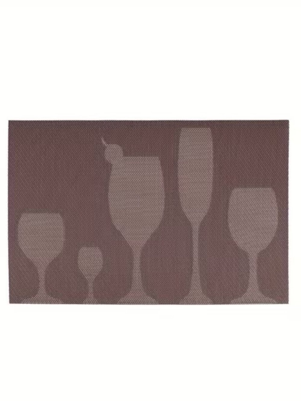 4-Piece Placemat Set - Wine Theme